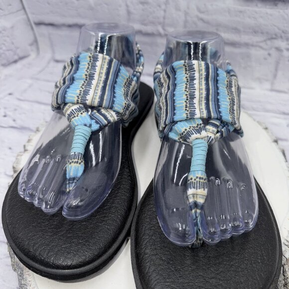 Sanuk Women's Size 9 Yoga Sling 2 Sandals Blue - Picture 2 of 8